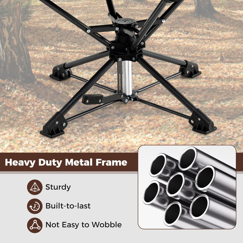 Load image into Gallery viewer, 360° Swivel Hunting Chair Portable Foldable
