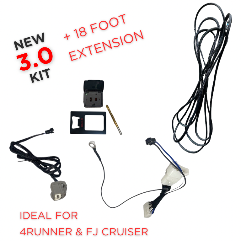 Load image into Gallery viewer, Toyota Interior Outlet Upgrade Kit by Guild Outfitters
