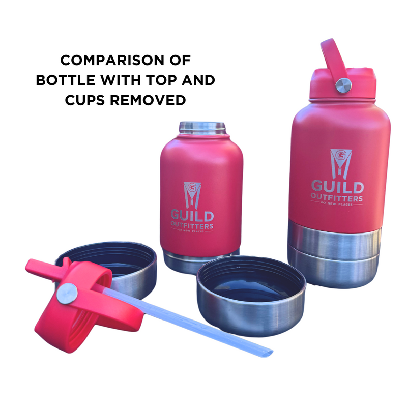 Load image into Gallery viewer, GUILD Water Bottle with Cups / Bowls
