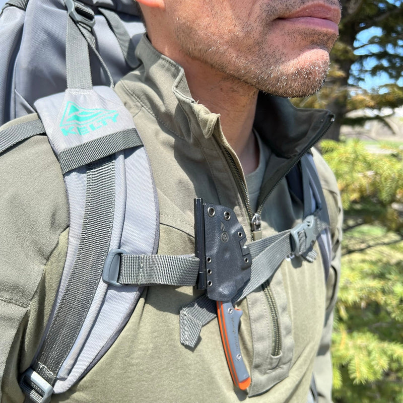 Load image into Gallery viewer, Contour Feather Adventure Survival Knife
