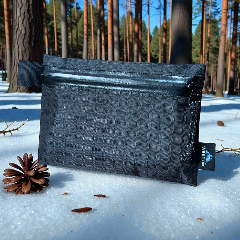 Load image into Gallery viewer, Weatherproof Stash Pouch – Ultralight Wallet and Gear Organizer for Hiking, Backpacking, Camping and Travel
