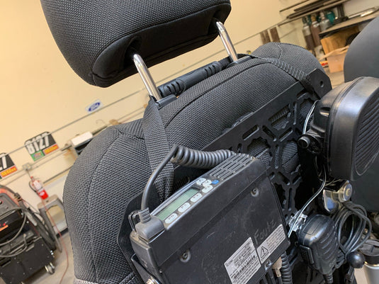 Communication Seat Back Panel Kit with Icom F5021 radio kit