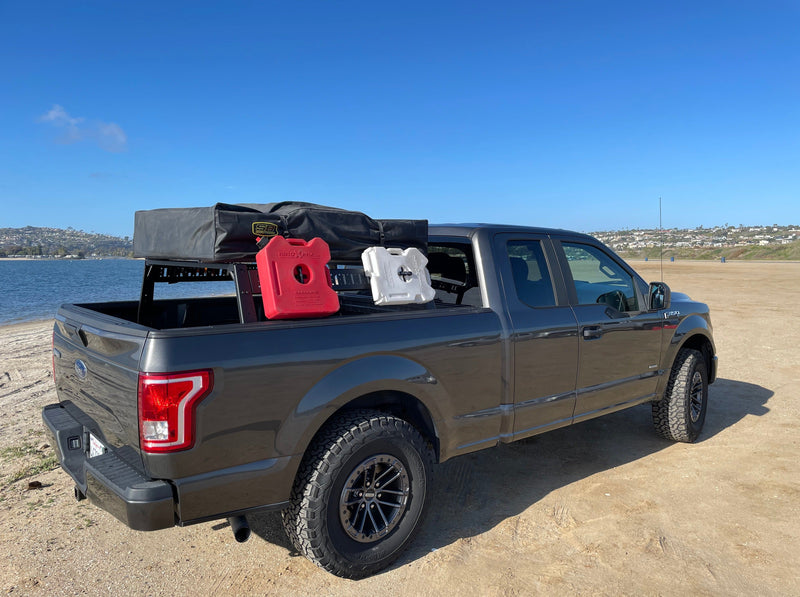 Load image into Gallery viewer, 2015+ F-150 Mid Height Rooftop Tent Rack Kit
