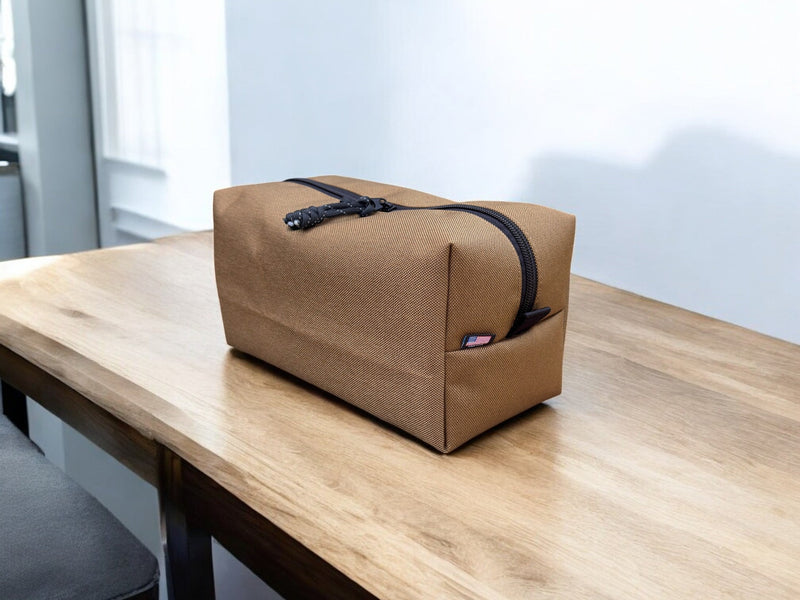 Load image into Gallery viewer, Timberline Series Cordura® Dopp Kit – Handmade Toiletry &amp; Utility Bag (9"x4"x3")
