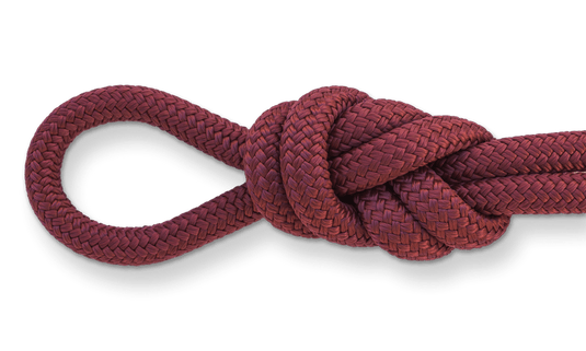 3/4" Double Braid Burgundy Shorts
