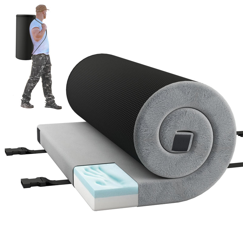 Load image into Gallery viewer, Indoor outdoor Sleeping mat with High density foam Cushion and Carrying Bag
