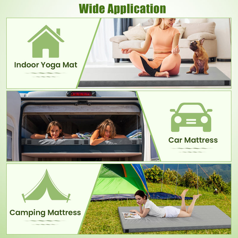 Load image into Gallery viewer, Indoor outdoor Sleeping mat with High density foam Cushion and Carrying Bag
