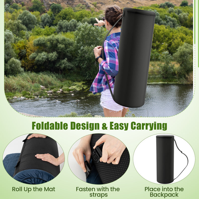 Load image into Gallery viewer, Indoor outdoor Sleeping mat with High density foam Cushion and Carrying Bag
