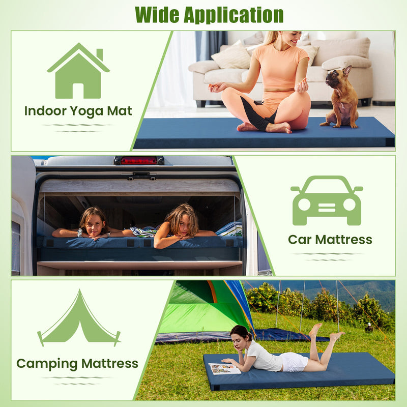 Load image into Gallery viewer, Indoor outdoor Sleeping mat with High density foam Cushion and Carrying Bag
