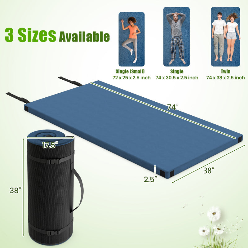 Load image into Gallery viewer, Indoor outdoor Sleeping mat with High density foam Cushion and Carrying Bag
