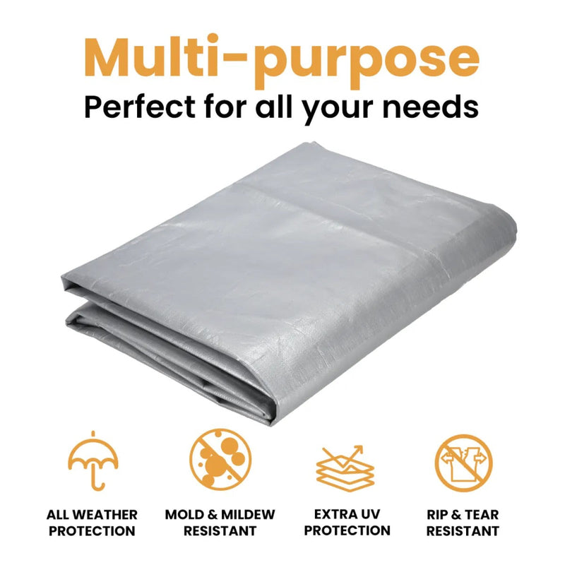 Load image into Gallery viewer, 4' x 20' Super Heavy Duty Poly Tarp
