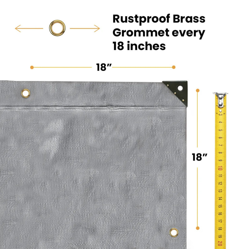 Load image into Gallery viewer, 4' x 20' Super Heavy Duty Poly Tarp
