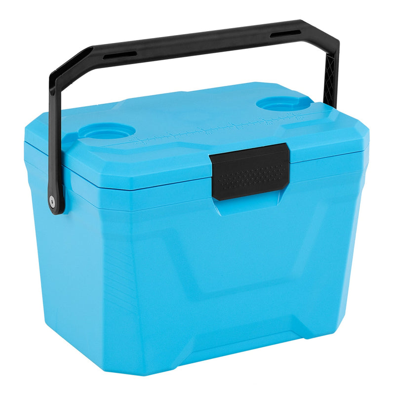Load image into Gallery viewer, Insulated Portable Cooler Hard Shell Ice Chest with 2 Cup Holders
