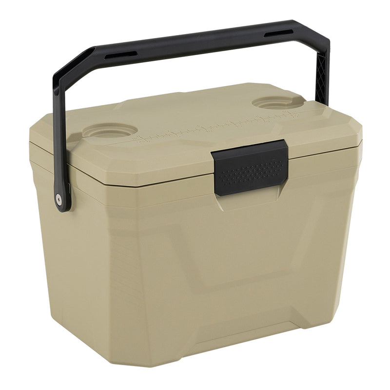 Load image into Gallery viewer, Insulated Portable Cooler Hard Shell Ice Chest with 2 Cup Holders
