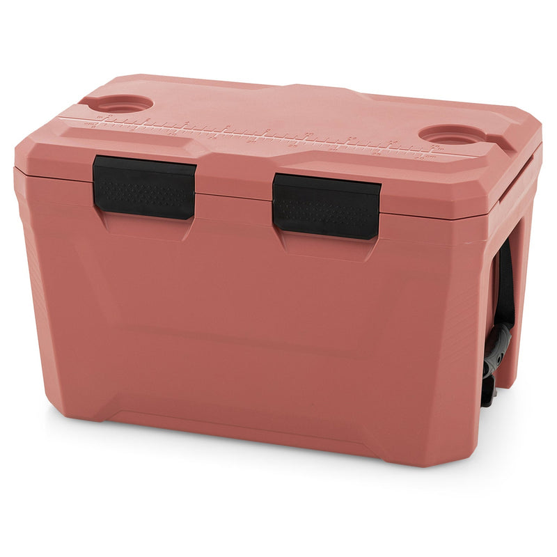 Load image into Gallery viewer, Insulated Portable Cooler Hard Shell Ice Chest with 2 Cup Holders Bottle Opener and Drain Plug
