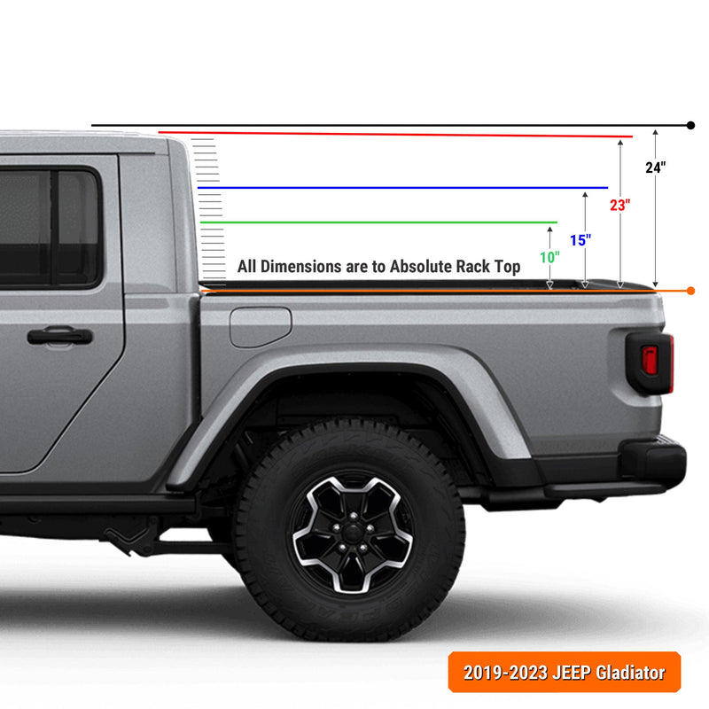 Load image into Gallery viewer, XTR1 Bed Rack for Jeep Gladiator

