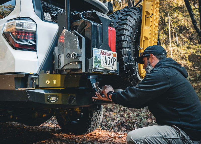 Load image into Gallery viewer, Jerry's Can Holder - Dual Universal Jerry Can Carrier
