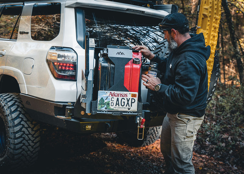 Load image into Gallery viewer, Jerry's Can Holder - Dual Universal Jerry Can Carrier
