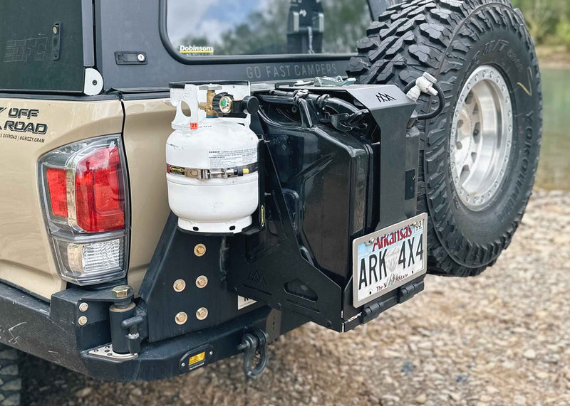 Load image into Gallery viewer, Jerry's Can Holder - Dual Universal Jerry Can Carrier
