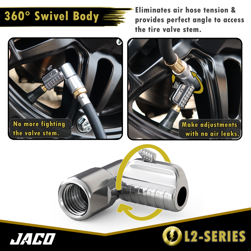 Load image into Gallery viewer, Lightning™ L2-Series Tire Air Chuck - 1/4" F-NPT
