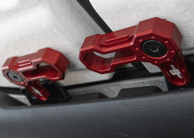 Load image into Gallery viewer, L-SHAPED ROOF LOCKS - JL/JT JEEP (Set of 6) RED

