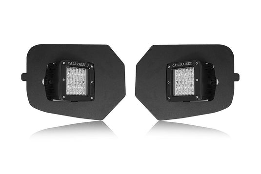 LED Fog Light Pod Replacements Brackets Kit For 2016-2023 Toyota Tacoma