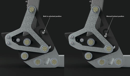Lolo Racks 4 Bike Rack with Foot Activated Tilt