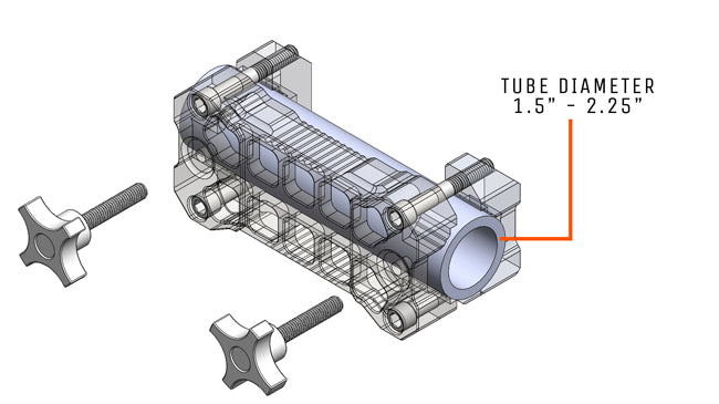 Load image into Gallery viewer, A6™ Mega Mount Device w/ Clamps (MMD)
