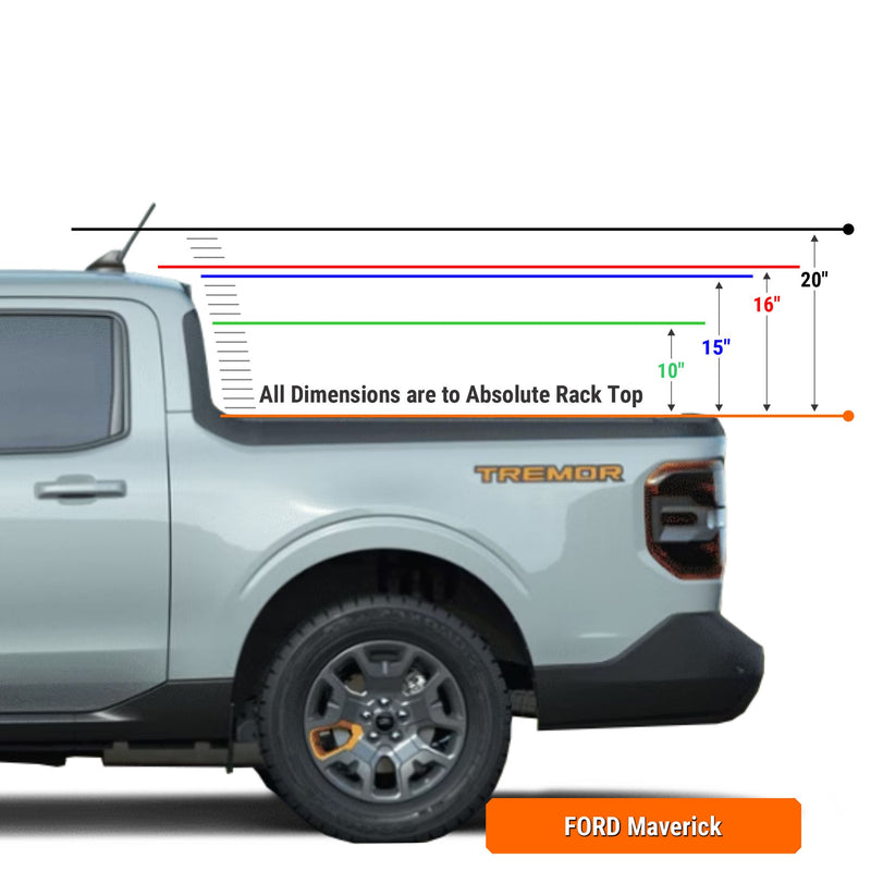 Load image into Gallery viewer, XTR1 Bed Rack for Ford Maverick
