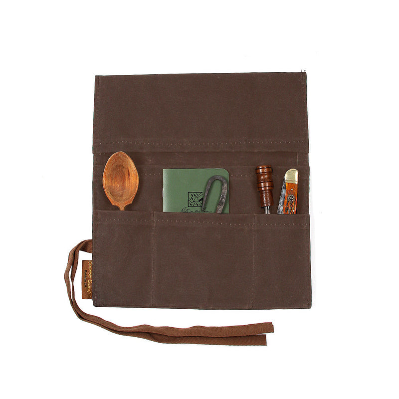 Load image into Gallery viewer, Oilcloth Gear Roll Up Bag
