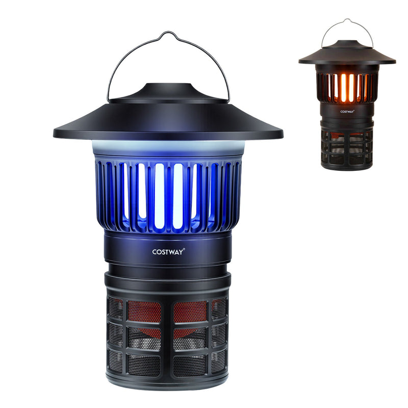 Load image into Gallery viewer, Outdoor Fly Trap with Light Rechargeable Electric Bug Catcher and Killer
