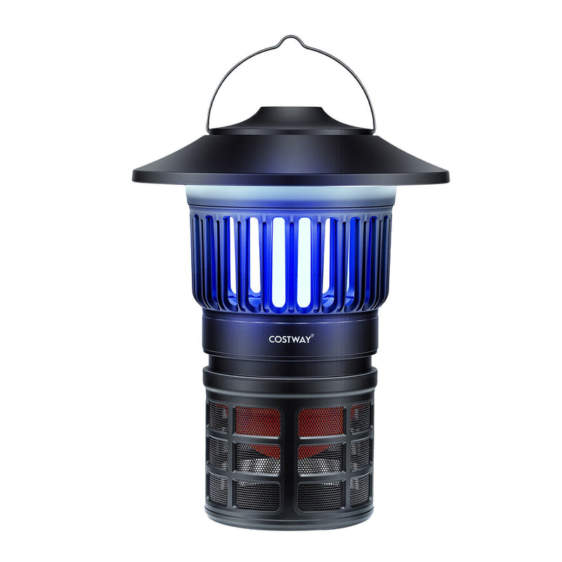 Load image into Gallery viewer, Outdoor Fly Trap with Light Rechargeable Electric Bug Catcher and Killer
