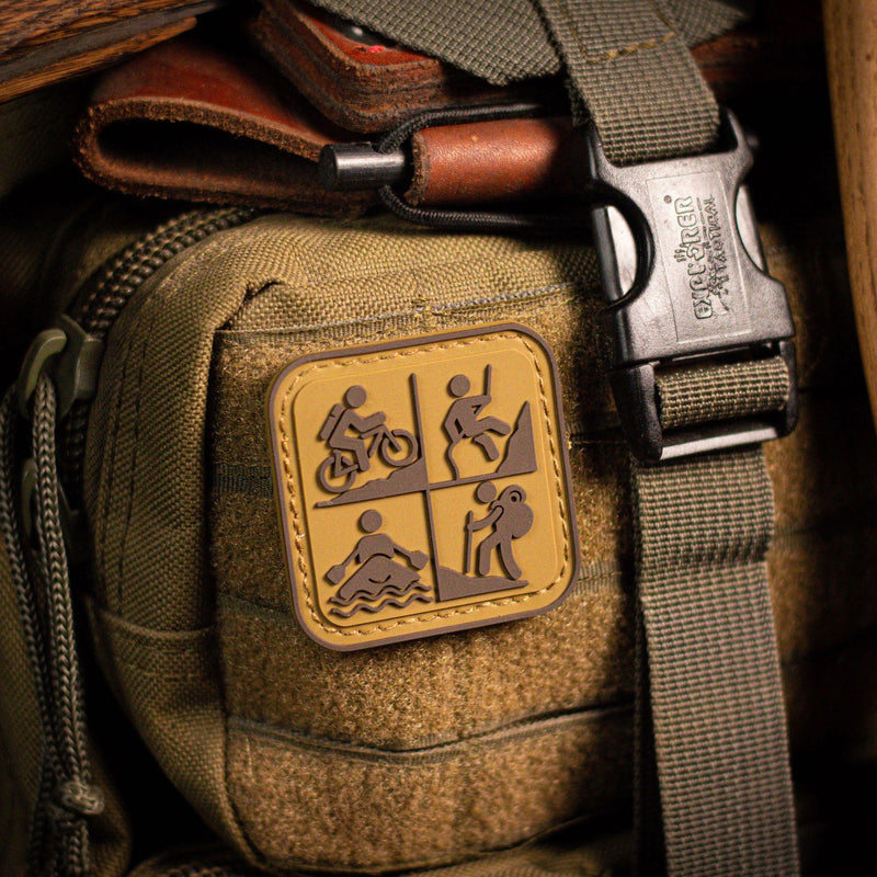 Load image into Gallery viewer, Adventure Sports Patch: Desert Tan
