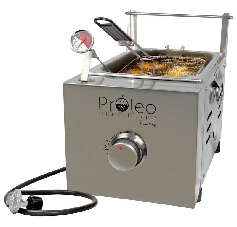 Load image into Gallery viewer, Flame King Proleo Portable Propane Deep Fryer

