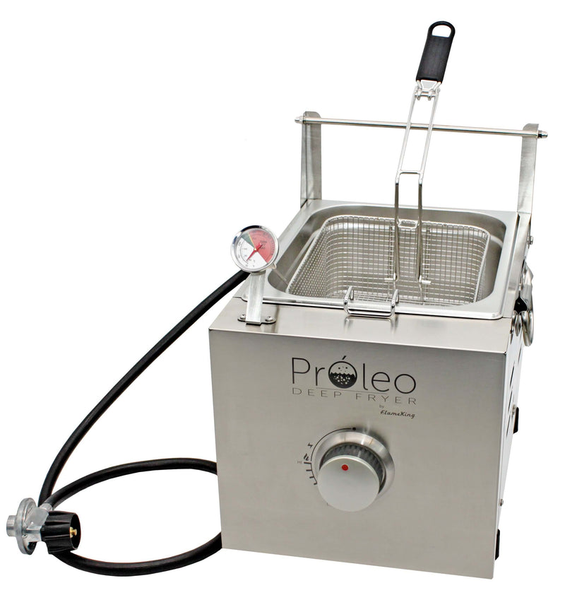 Load image into Gallery viewer, Flame King Proleo Portable Propane Deep Fryer
