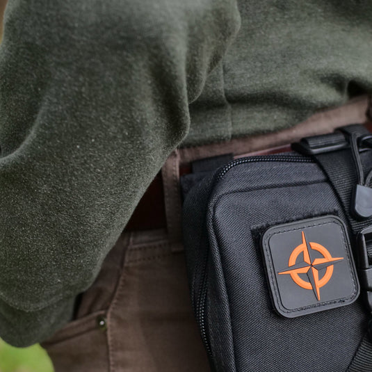 Survival Compass Patch: Desert Tan