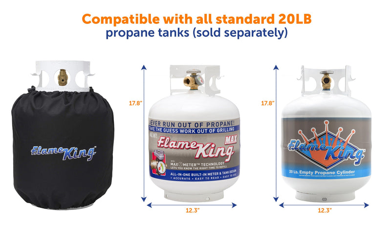 Load image into Gallery viewer, Flame King Propane Tank Cover for 20 lb Cylinder
