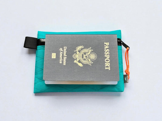 XPac Flat Pouch With RFID Lining– Ultralight Travel Wallet & Organizer for Hiking, Backpacking and EDC