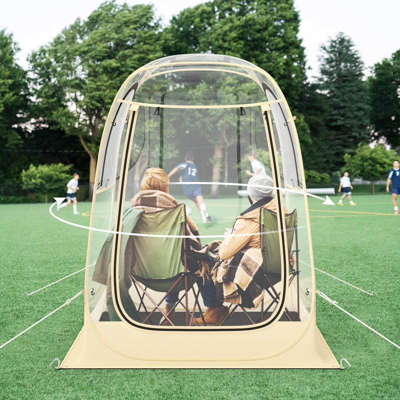 Load image into Gallery viewer, Instant Pop up Sports Tent with Carrying Bag and Floor Mat for 1-2/5-6 People
