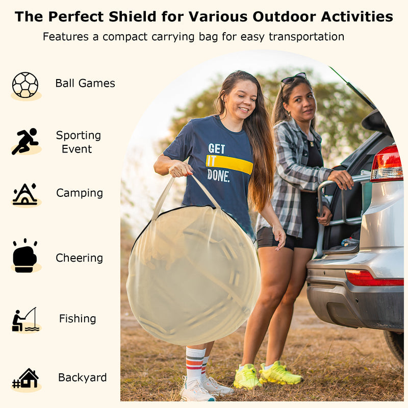 Load image into Gallery viewer, Instant Pop up Sports Tent with Carrying Bag and Floor Mat for 1-2/5-6 People
