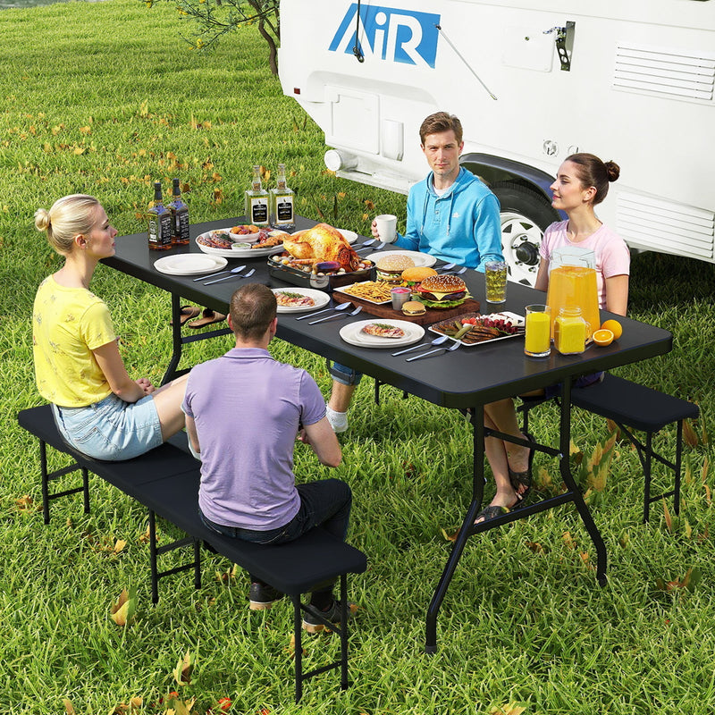 Load image into Gallery viewer, Portable Folding Camping Table with Carrying Handle
