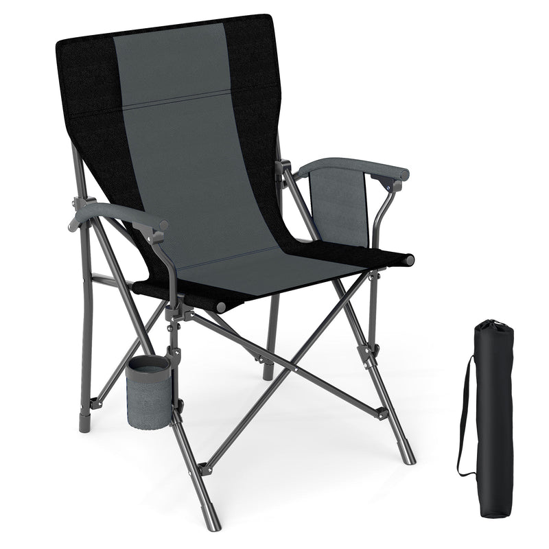 Load image into Gallery viewer, Portable Folding Oxford Cloth Camping Chair with Cup Holder and Side Pocket

