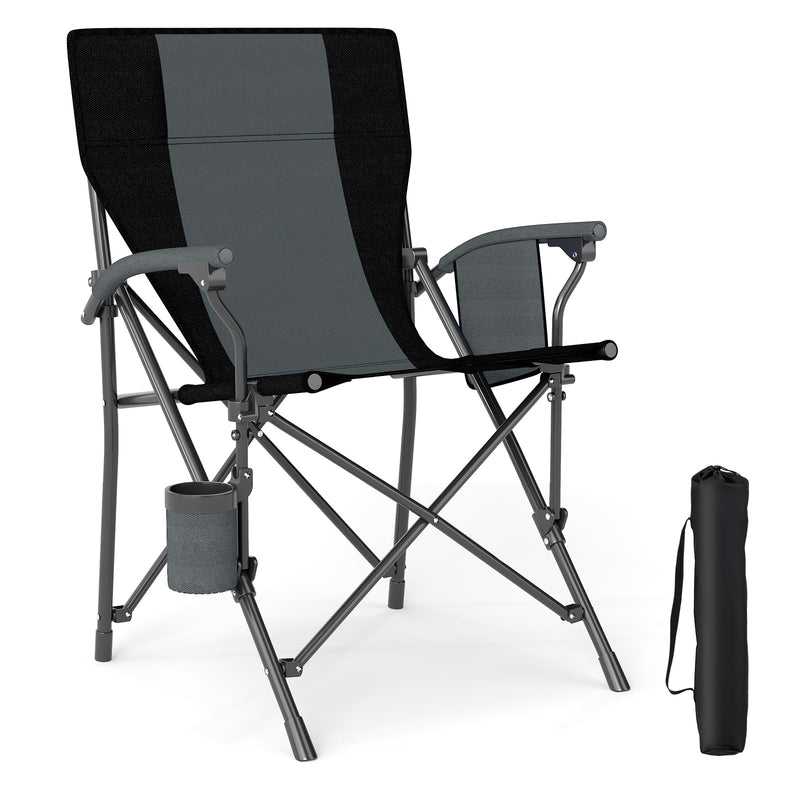 Load image into Gallery viewer, Portable Folding Oxford Cloth Camping Chair with Cup Holder and Side Pocket
