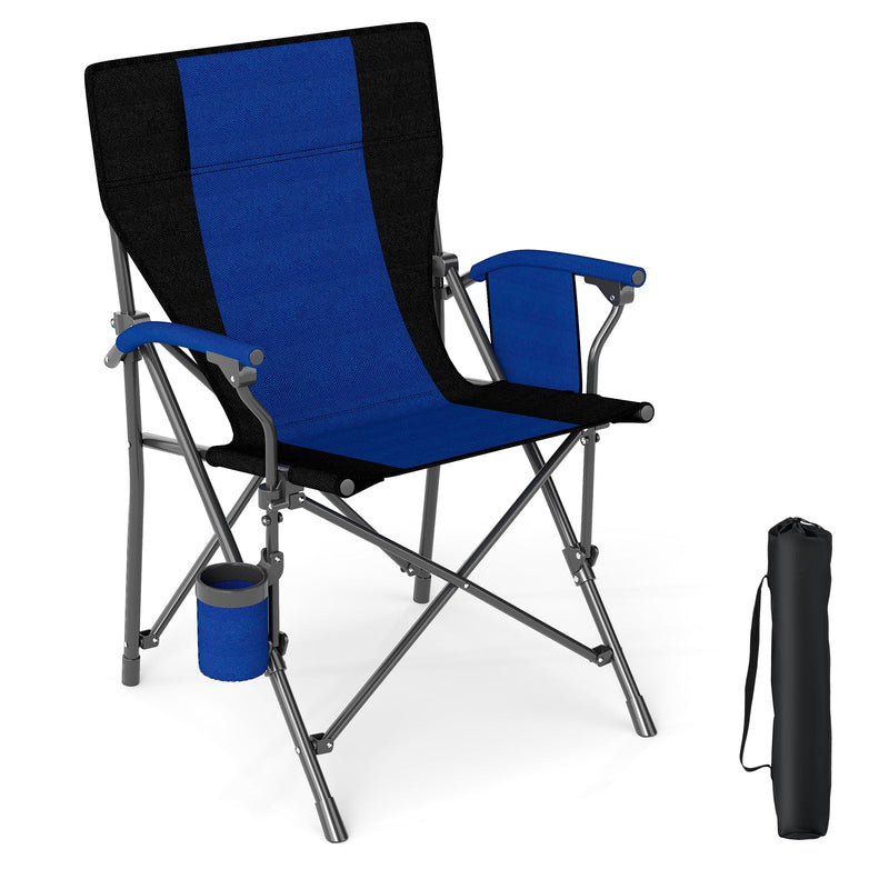 Load image into Gallery viewer, Portable Folding Oxford Cloth Camping Chair with Cup Holder and Side Pocket
