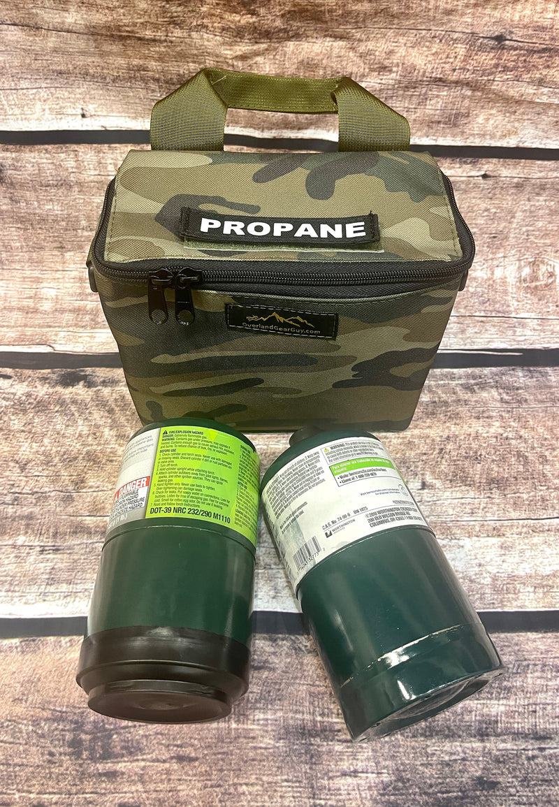Load image into Gallery viewer, MOLLE  JetBoil Pouch  Dual Propane Bottle Pouch
