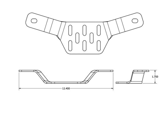 Overland Kitted Raised Boomerang MAXTRAX® Mount 2" Rise
