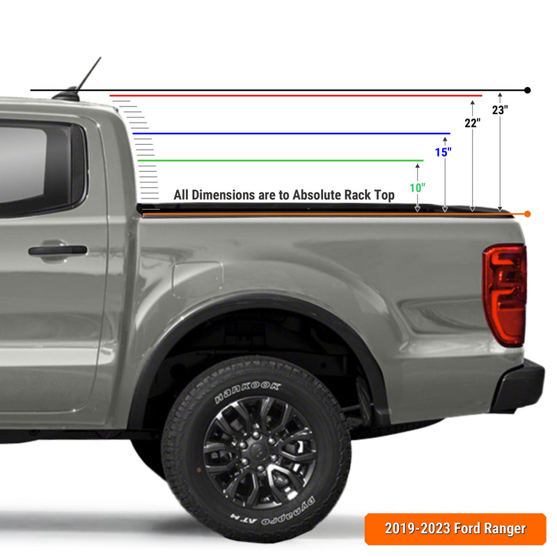 Load image into Gallery viewer, XTR1 Bed Rack for Retrax XR Cover - 2019+ Ford Ranger
