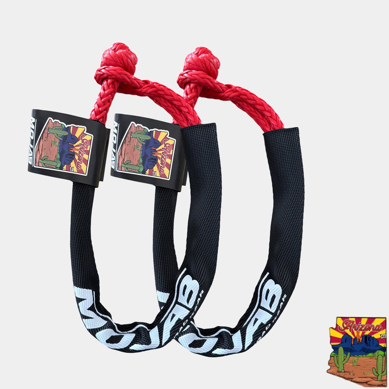 Load image into Gallery viewer, Soft Shackle 1/4'' x 24'' with sleeve and bag (Set of 2 Shackles) (Lifetime Warranty)
