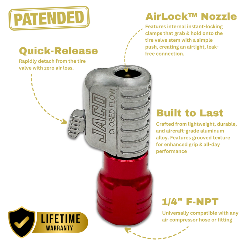Load image into Gallery viewer, Lightning™ S2-Series Tire Air Chuck - 1/4" F-NPT
