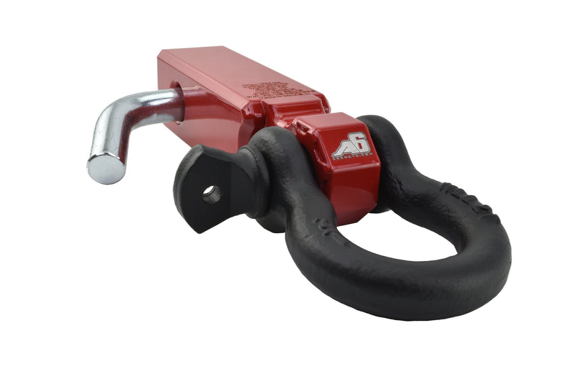 Load image into Gallery viewer, Shackle Block 1.25" Assembly - Red
